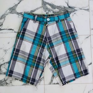 Boys Plaid Shorts Sz 10